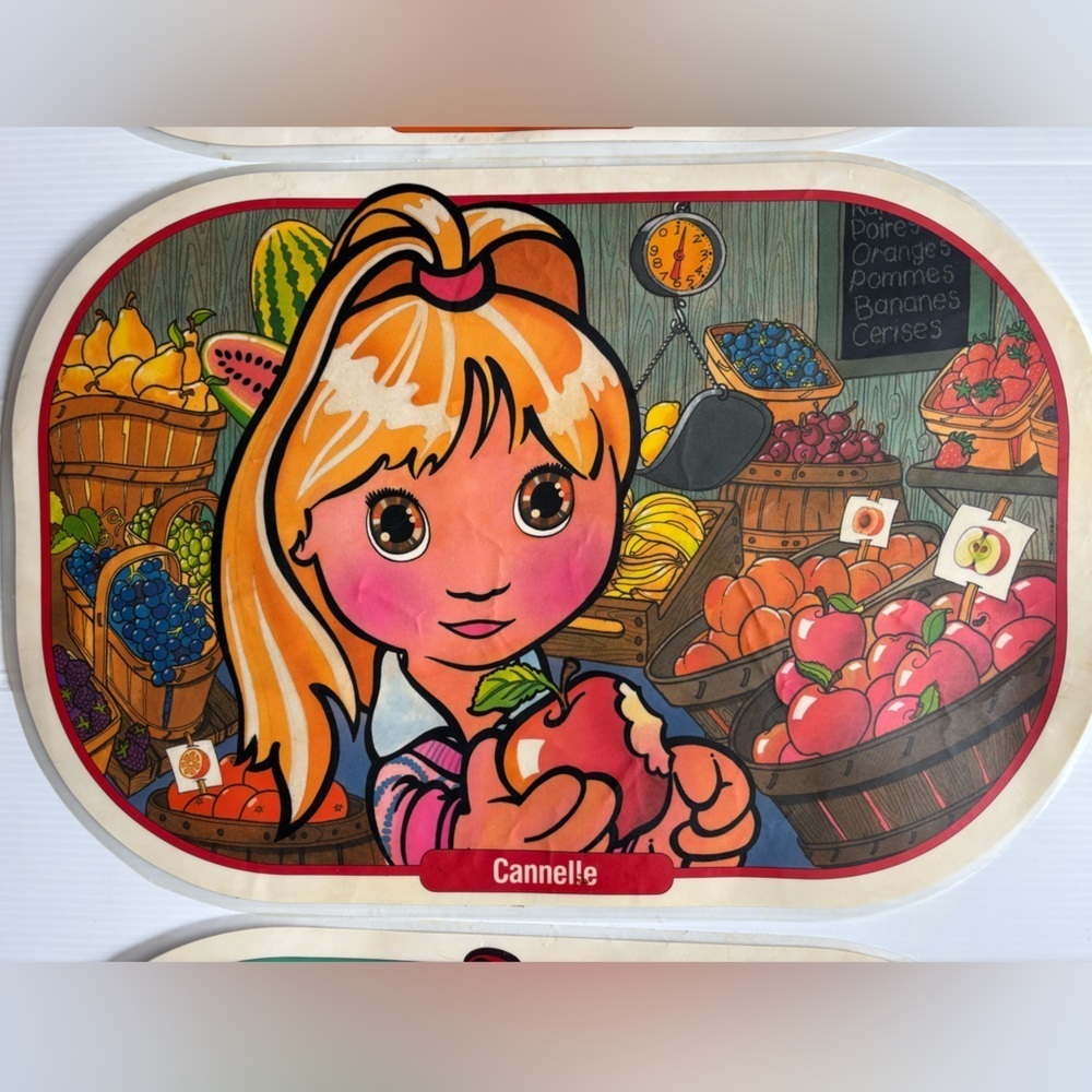 Passe-Partout Canada Retro TV Kids Placemats Set of 7 - Picture 9 of 12